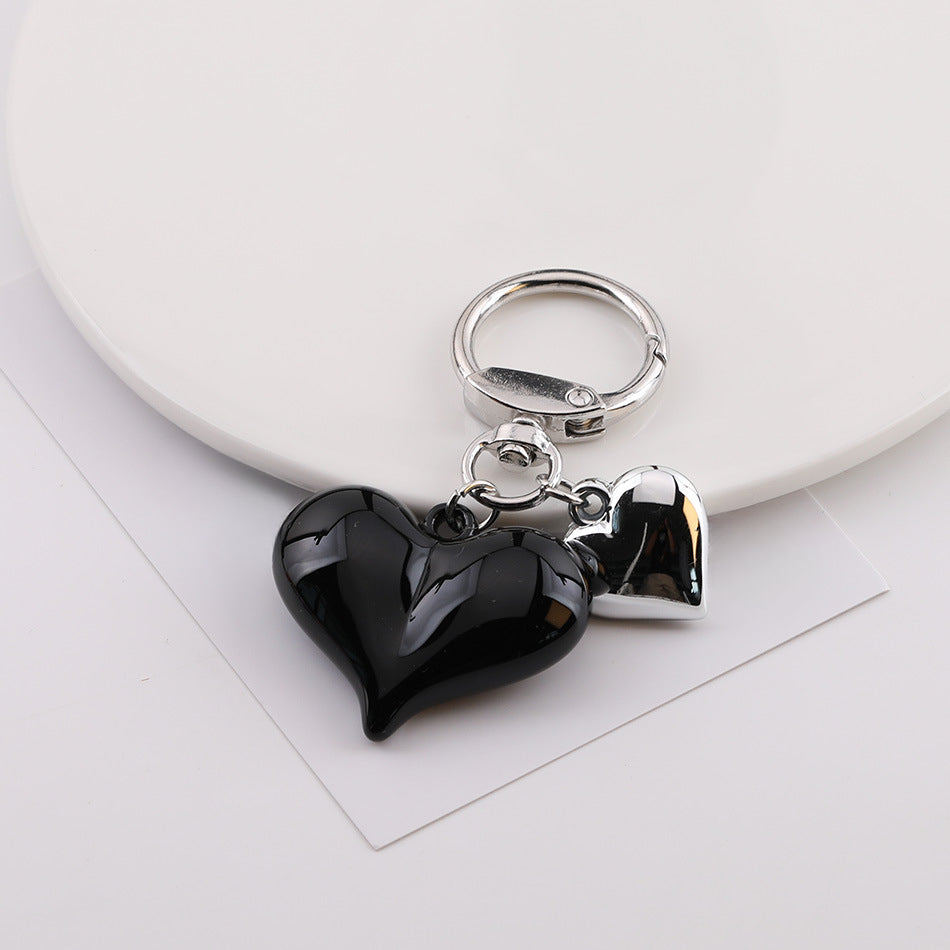 Cute Heart Charm Keychain Bag Pendant Accessory - additional product photo 1
