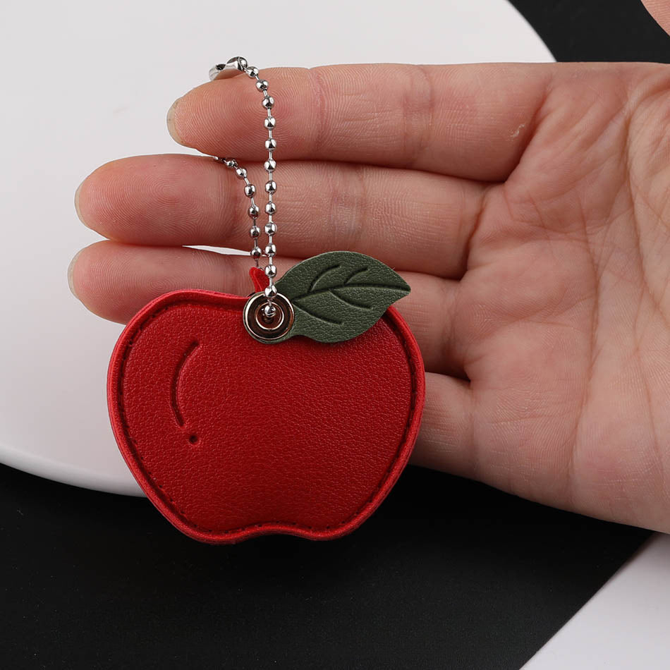 3pcs Cute Leather Fruit Shape Charm Pendant DIY Accessory - additional product photo 3