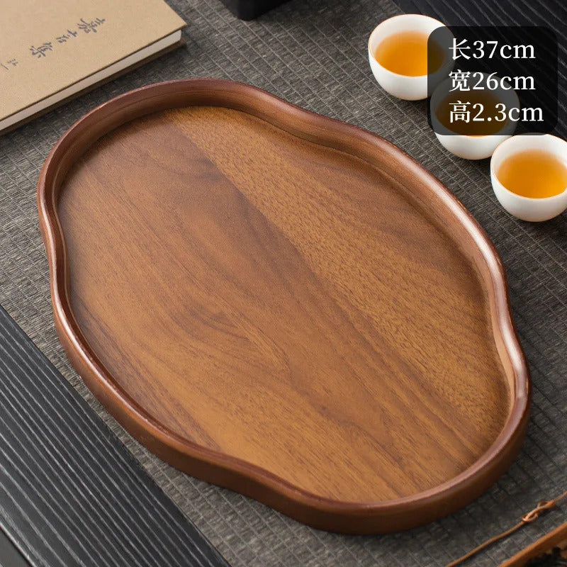 Wooden Decorative Serving Tray for Coffee Table