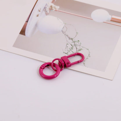 Colorful Metal Swivel Snap Hook Keychain DIY Finding - additional product photo 3