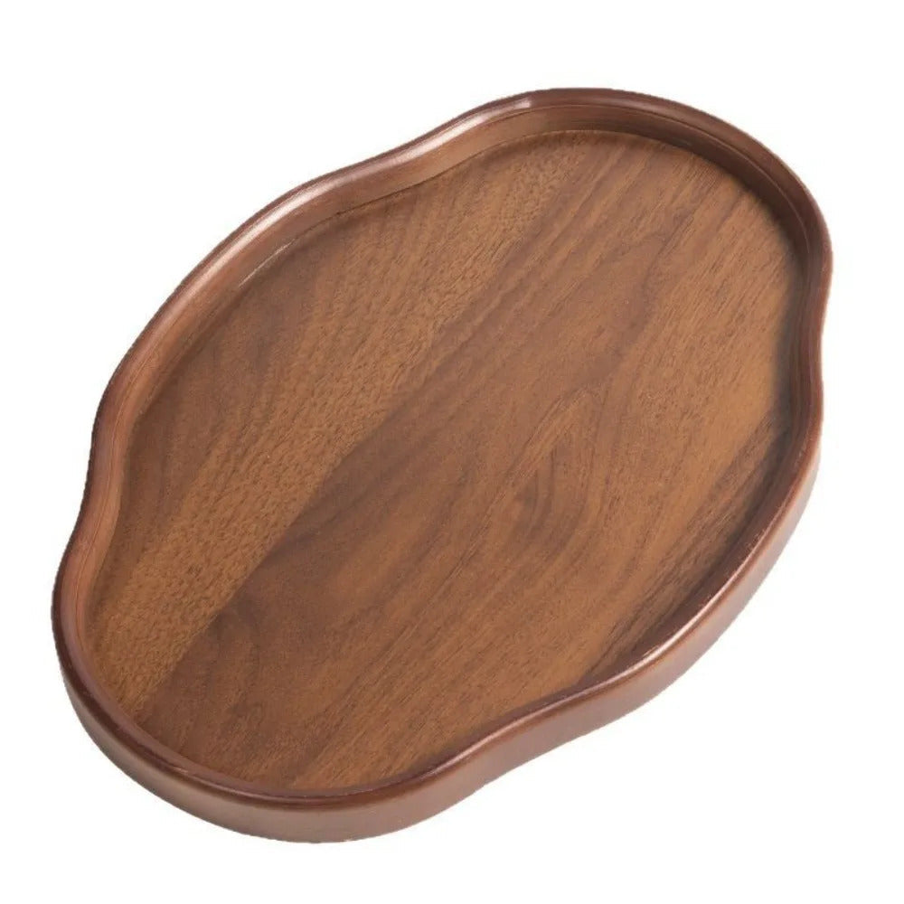 Classic Irregular Shape Bamboo Decorative Serving Tray