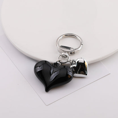 Cute Heart Charm Keychain Bag Pendant Accessory - additional product photo 1