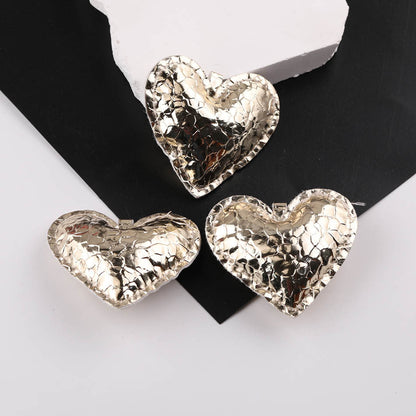 3PCS PU Leather Heart Pendant DIY Charm - additional product photo 1