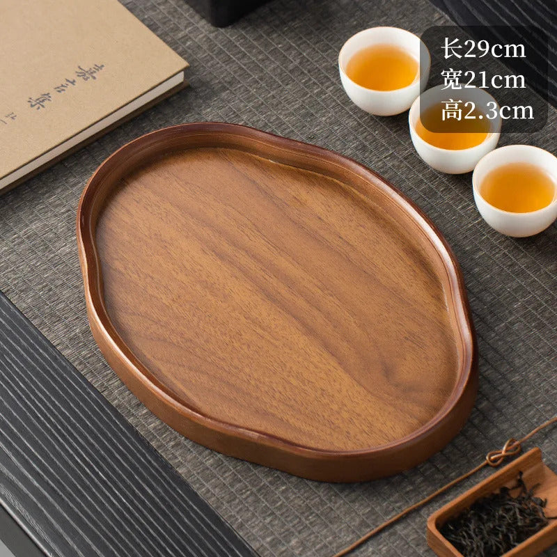 Wooden Decorative Serving Tray for Coffee Table