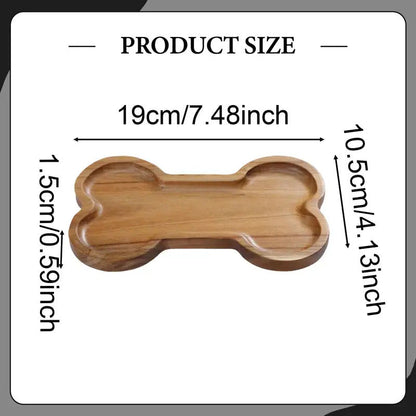 Wood Breakfast Tray Irregular Shape Dessert Serving Platter