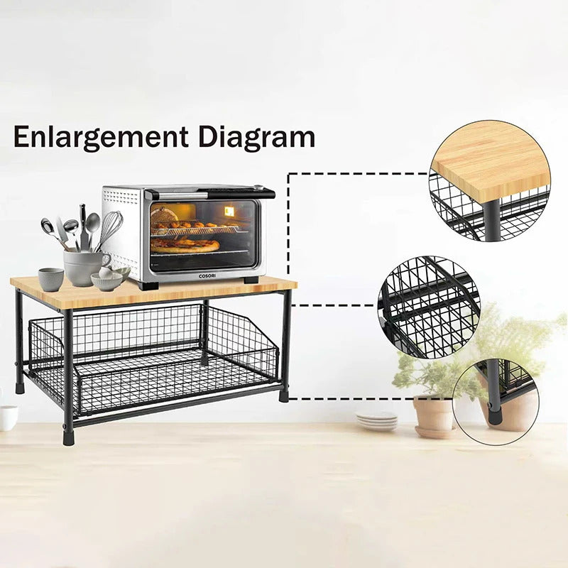 Kitchen Countertop Organizer Stand for Coffee Machine