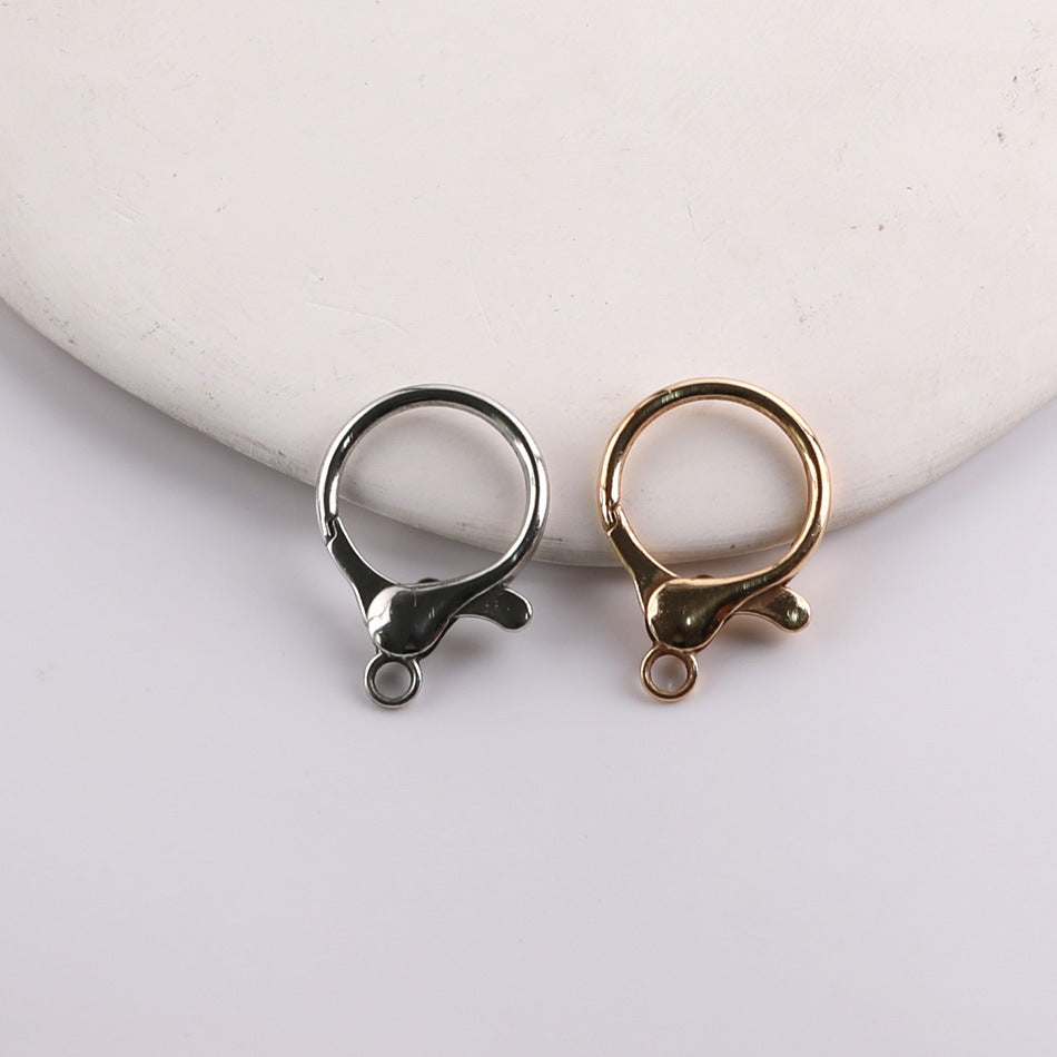 3pcs Zinc alloy round lobster clasp - additional product photo 2