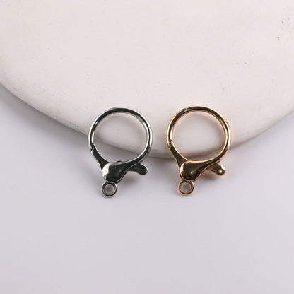 3pcs Zinc alloy round lobster clasp - additional product photo 2