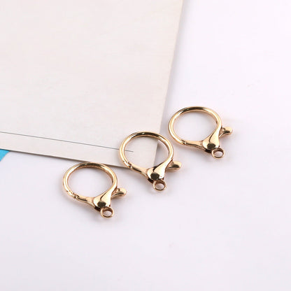 3pcs Zinc alloy round lobster clasp - additional product photo 1