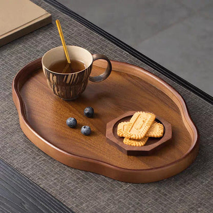 Wooden Decorative Serving Tray for Coffee Table