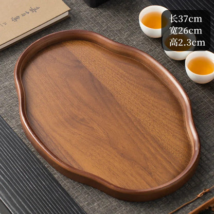 Wooden Decorative Serving Tray for Coffee Table