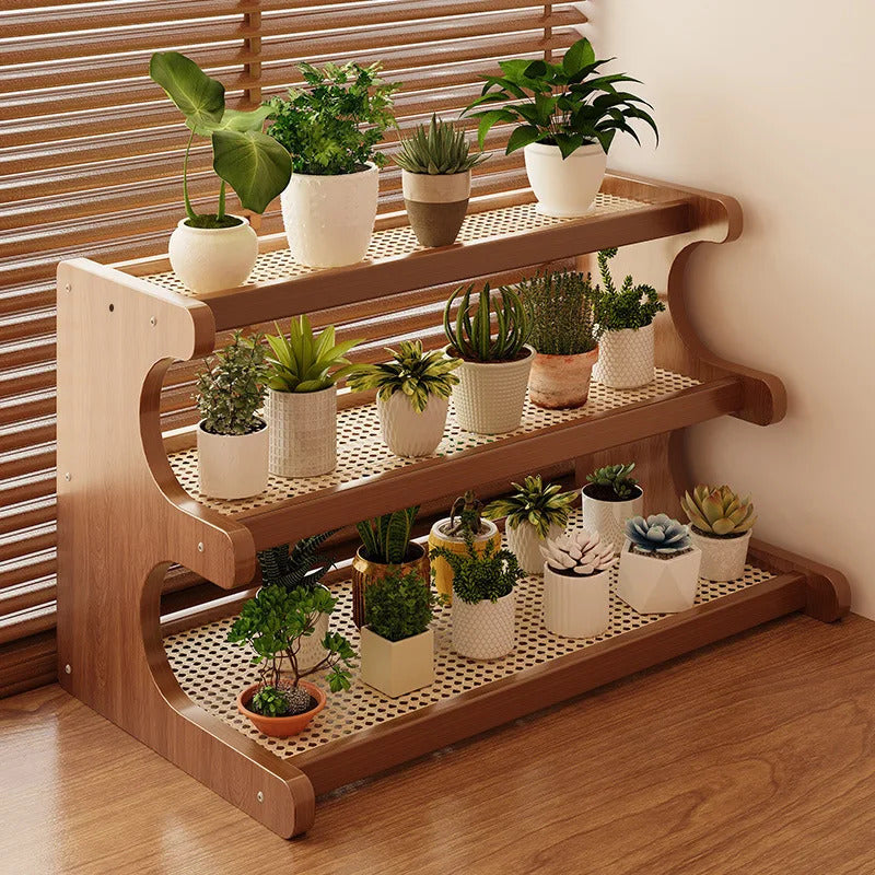 2 and 3 Layer Kitchen Utensil Classification Rack in Bamboo
