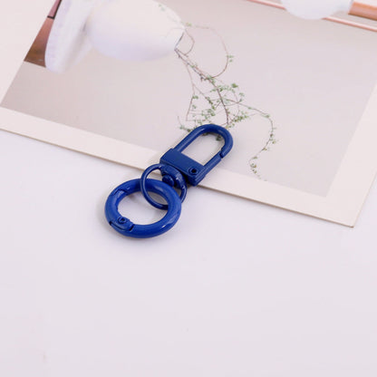Colorful Metal Swivel Snap Hook Keychain DIY Finding - additional product photo 1