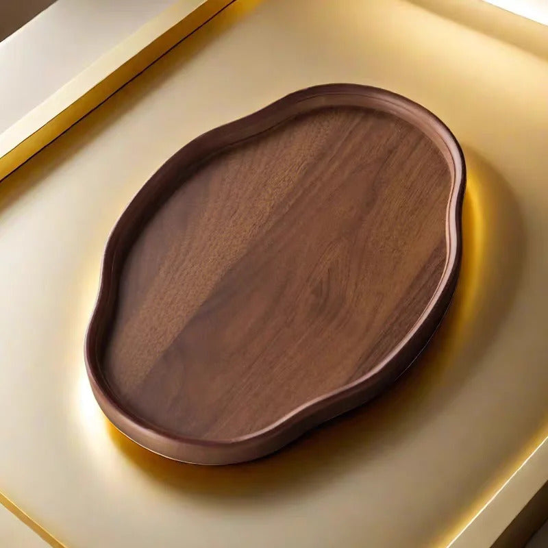 Wooden Decorative Serving Tray for Coffee Table