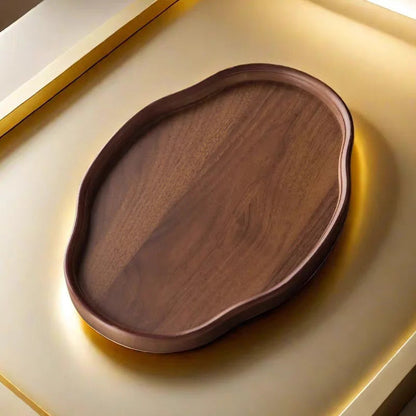 Wooden Decorative Serving Tray for Coffee Table