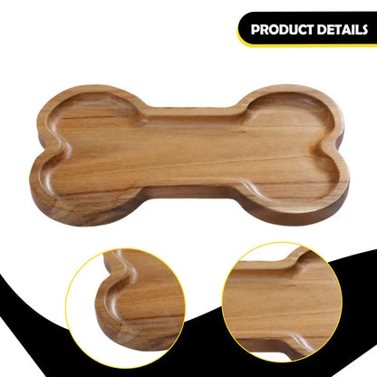 Wood Breakfast Tray Irregular Shape Dessert Serving Platter