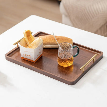 Right Angled Bamboo Tray with Handle
